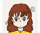 証明写真風アイコン描きます インスタやTikTokなどのSNSアイコンに！ イメージ3