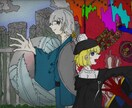 味のあるアナログイラストを描きます 暗い雰囲気から明るい雰囲気までお任せ下さい イメージ2