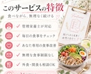 管理栄養士が食べながらダイエットをサポートします 食べることを我慢しない♡キレイに整える30日間 イメージ2