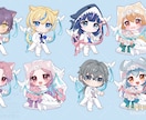 ウェディング花嫁＆花婿のSDイラスト制作します ドレス/タキシードが選べる！ジューンブライドイラスト イメージ7