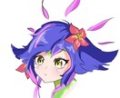 落書き描きます イメージのような肩上構図のイラストを描きます。 イメージ3