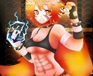 パッと目を引く！特徴的で、個性的なアイコン描きます 色塗りが特徴的で、個性的なイラストだと高い評判を頂いてます。 イメージ3