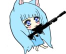 ゲーム系のアイコン描きます♡猫耳やコスプレなどます ます可愛く♡(๑･㉨･๑)YouTube用にどうですか♪♪ イメージ1