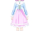 Live2d用イラストのパーツ描きます かわいい女の子描きます。青年系の男性キャラも可 イメージ2