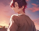 背景あり一枚絵・立ち絵などイラスト描きます 透明感のある絵柄で歌ってみたMV・配信サムネイルに◎ イメージ1
