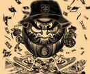 真心込めて納得のいく絵を描きます あなただけのオリジナルデザイン作りませんか？ イメージ9