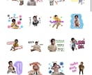 お子さんやペットなど手書きスタンプ作ります デコかわ特別オリジナルスタンプ！ イメージ2