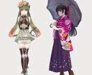 立ち絵制作依頼承ります TRPGや同人ゲーム向けの立ち絵イラストを描きます。 イメージ4