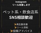 Instagramリール改善します ペット・飲食店系SNSを実体験で分析します イメージ1