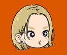 SNS用のアイコンイラストを制作します 自分だけの似顔絵アイコンが欲しい方へ イメージ1