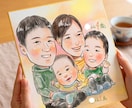 あなたの想いにぴったりの似顔絵をご提案いたします 手描きの風合いが嬉しいアナログ・幅広く使える鮮やかなデジタル イメージ1