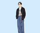 いただいた写真を元にお洒落なイラスト作成いたします SNSのアカウントや、ちょっとしたプレゼントなどにもどうぞ！ イメージ5