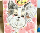 手描きで温かいペット似顔絵をお描きします 見るたびに笑顔になれる犬似顔絵、猫似顔絵 イメージ4