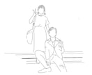 あこがれのあの人と！夢の似顔絵描きます 誕生日メッセージに添えていかがですか？ イメージ3