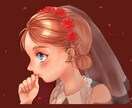 可愛いオリジナルの女の子イラストをお描きします 少しレトロで個性のあるイラストをお描きします！ イメージ1