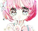 商用利用可！アイコン映えする可愛いイラスト描きます キラキラ個性のある凛としたゆめかわイラストをお届けします。 イメージ1