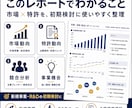 市場×特許の統合レポート作成します 事業機会と競合動向を見える化します イメージ2