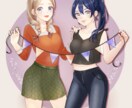 SNS用アイコン/可愛い女の子描きます 可愛い女の子のアイコンをお届けします イメージ5