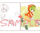 あなたのイラストの線画起こし・着彩します ＊下絵はデジタル、アナログどちらでもOK イメージ2