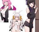 一枚絵、立ち絵制作いたします きれいで使いやすいイラストをお求めの方に イメージ8