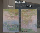 アートなプロフィールブックテンプレをお渡しします Canvaで作れる！モネの絵画を散りばめた一冊♡ イメージ2