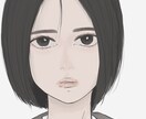 女の子のイラストを描きます どこかミステリアスで素敵な女性 イメージ1