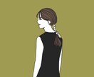 シンプルでおしゃれな似顔絵描きます ご要望をお聞きしながら丁寧に仕上げます イメージ1
