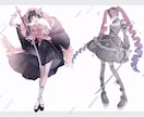 TRPG用立ち絵イラスト描きます 世界観に合わせた衣装デザインがデザインが得意です イメージ4