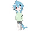 ミニキャライラストを作成いたします お持ちのキャラクターやキャラデザを可愛いミニキャラで描きます イメージ1