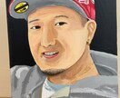 キャンバスにあなたや友人の似顔絵を描きます アクリルガッシュで個性的かつ似ています。 イメージ3