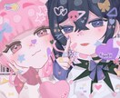 商用利用OK！可愛いイラストお描きします ポップでゆめかわなイラストです！ イメージ3