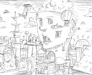 漫画風のパキッとしたイラストを描きます 漫画風の動きのある絵や、静止画など幅広くできます！ イメージ1