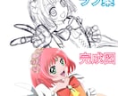 キュートでかわいいSNS用アイコン描きます パキッとしたアニメ塗りorキラキラしたくすみカラー塗り対応 イメージ2