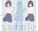 イラスト製作いたします 立ち絵、1枚絵、アイコン、などなどお描きします。 イメージ3