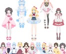 可愛いLive2Dの立ち絵イラスト制作します 販売実績あり！可愛い立ち絵をあなたに！ イメージ1