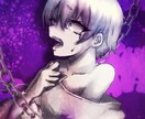 シンプルでダークなアイコンお描きします シンプル且つ個性的なアイコンが欲しい方へ！ イメージ4