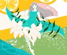 レトロな雰囲気の人物イラストを制作します SNSアイコン・動画・挿絵などで個性を出したい方へ イメージ4