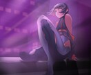 立ち絵・一枚絵・SNS向けイラストを描きます 凝った構図・ポージングで描きます イメージ3