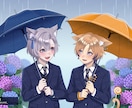 商用可❣️ポップでかわいいイラストお描きします 配信背景／アイコン／ヘッダー／一枚絵／グッズ／プレゼントにも イメージ8