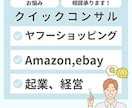 EC販売での悩みにクイックコンサル回答します Amazon出品などで様々なお悩みをお持ちの方へ イメージ1