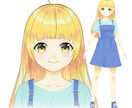 立ち絵のみOK！VRoidで3D化します VTuberさん向け！キャラデザからも承ります イメージ3