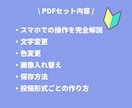 スマホでできるCanva編集PDFを作成します Canvaの使い方が不安な方！ イメージ3