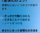 習慣化に伴走！ビデオ通話後7日間ＤMで応援します 仕組み化を一緒に考えて実行！複数習慣OK。毎日報告で継続！ イメージ5