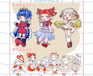 SDキャライラスト・デザイン作成いたします 個性的で唯一無二なデフォルメキャラを作成！ イメージ3