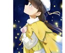 可愛いキラキラした女の子描きます あなただけのSNS用アイコン、1枚絵などを描きます。 イメージ8