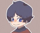 SNS等で使えるアイコン描きます ちょっと可愛い感じにデフォルメします！ イメージ1