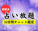 30分質問無制限あなたのお悩みスピード鑑定します 電話占いが苦手な方に◇職場の人間関係/起業/転職/副業視ます イメージ1