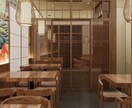 居酒屋向け｜内観パース制作 承りますます 空間の雰囲気と魅力をリアルに可視化します イメージ7