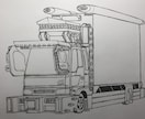カスタムカーや多種多様なカーイラストを描きます あなたの愛車をシャーペン1本で至極の逸品にする イメージ3