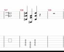 ギターのTAB譜を作成します できるだけ正確なTAB譜を制作します イメージ1